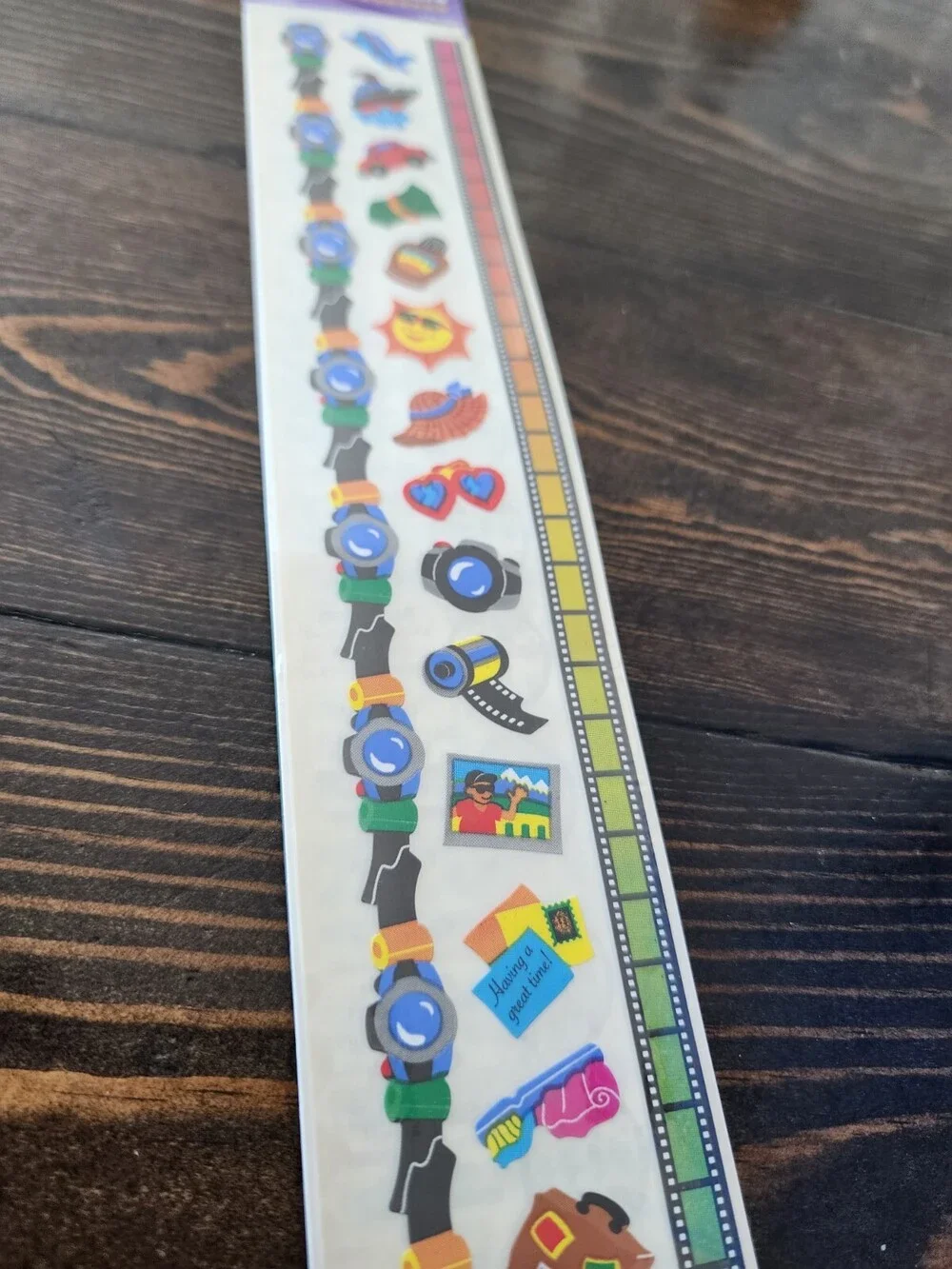 Sandylion Sticker Borders FILM STRIP Camera Film Vacation 2 Sheets Sealed #21